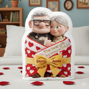 Couple Growing Old With You Pillow - Personalized Gifts For Couple 07ohlu121225-Homacus