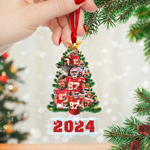 Personalized Gifts For American Football Fans, Acrylic Ornament 04HUPU070824 An American Football Tight End-Homacus