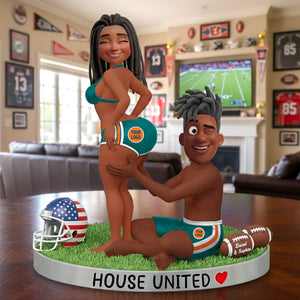 Sport Couple Love United Acrylic Plaque - Personalized Gifts For Couple 04hutn130126-Homacus