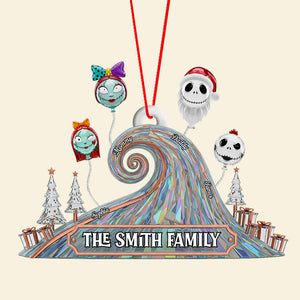 Whimsical Family Balloon Ornament Personalized Gifts For Family 02OHDT220925-Homacus