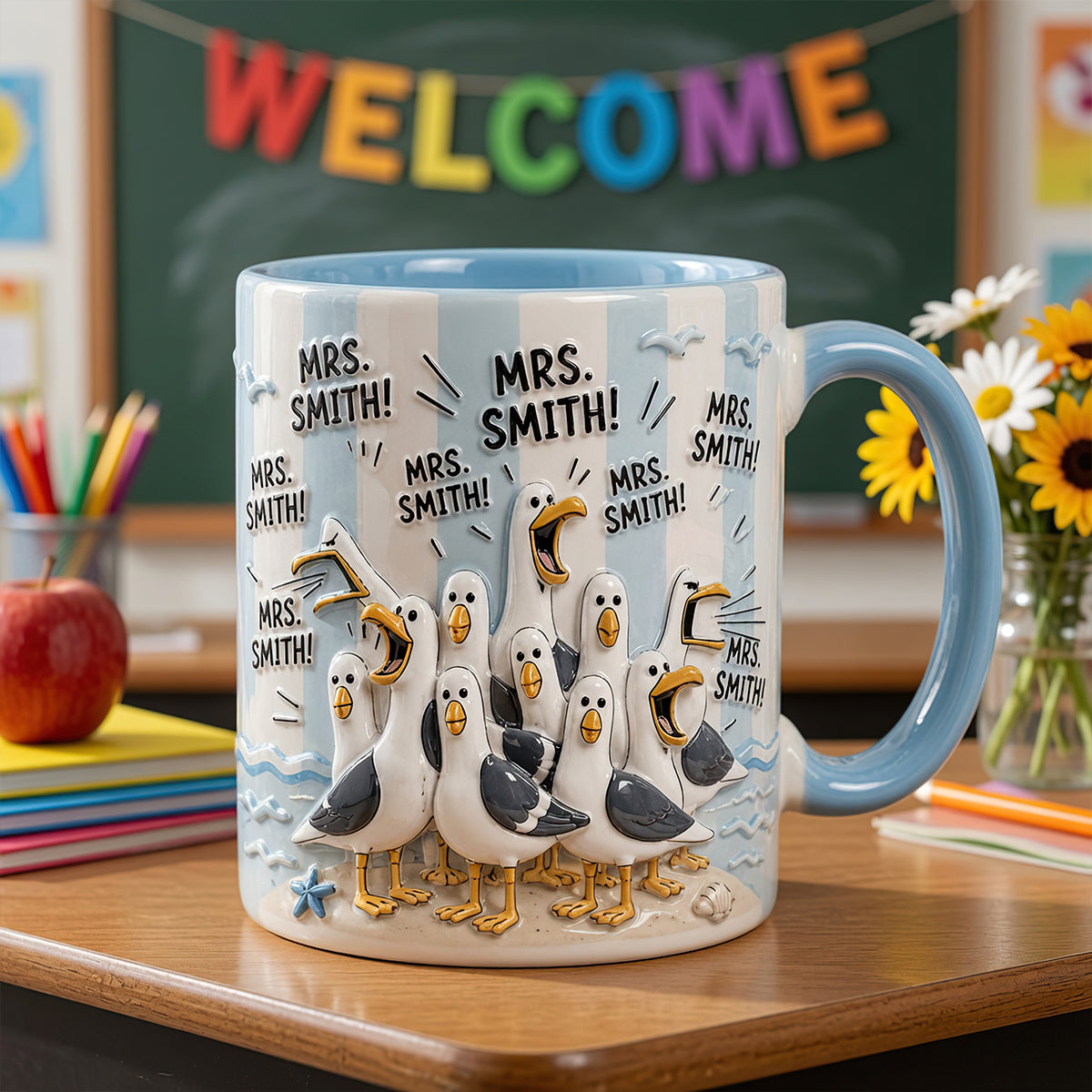 Funny Needy Teacher Life Accent Mug - Personalized Gifts For Teachers 04qhdt220726