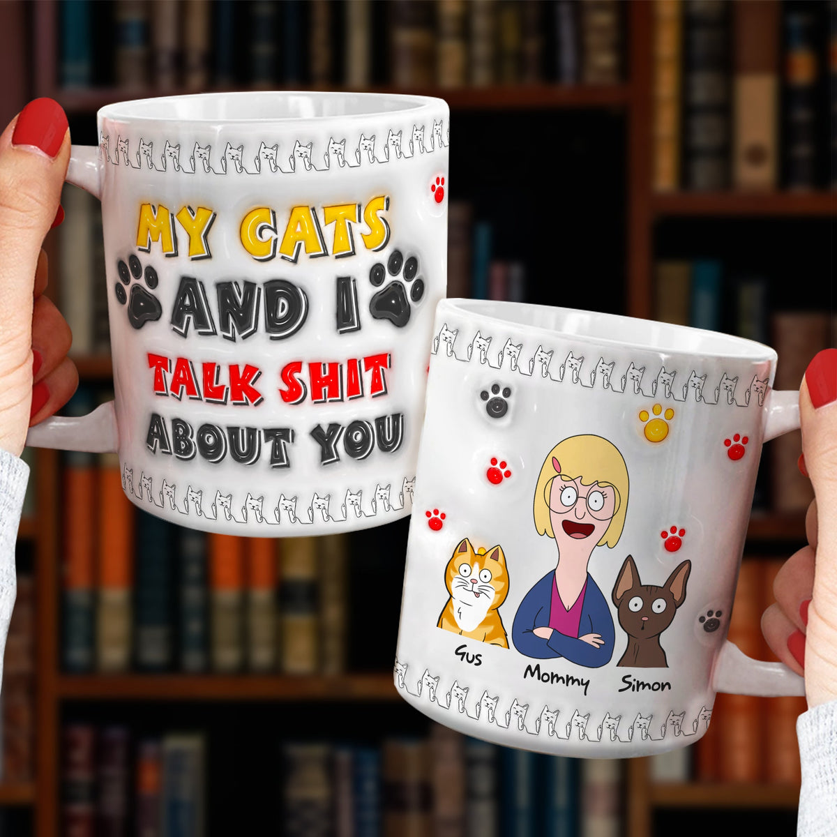 Adorable Little Cats Coffee Mug - Personalized Gifts For Cat Lover 04QHLU010425HG-Homacus