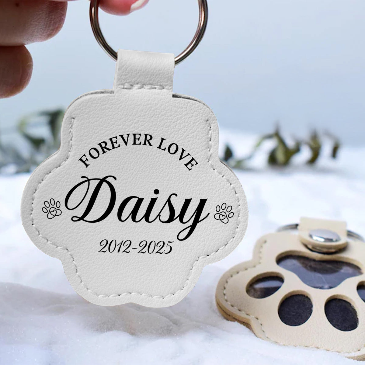 Always With You Pet Fur Storage Keychain - Personalized Memorial Gift For Pet Lovers 08LALU021025-Homacus