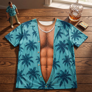 Funny Muscle 3D Shirt - Personalized Gifts 04natn010726