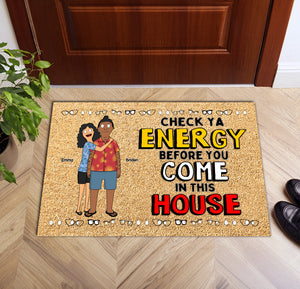 Personalized Gifts For Couple Doormat Funny Hugging Couple 03OHLU110225HG-Homacus