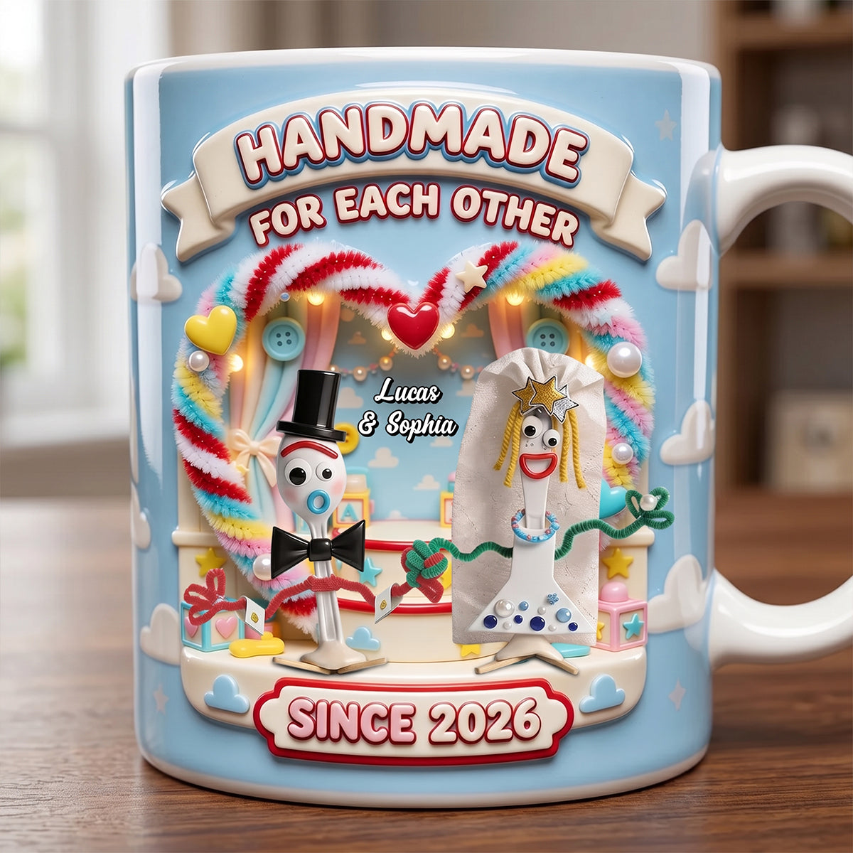 Lovely Couple Mug - Personalized Gifts For Couples 01totn290626-Homacus