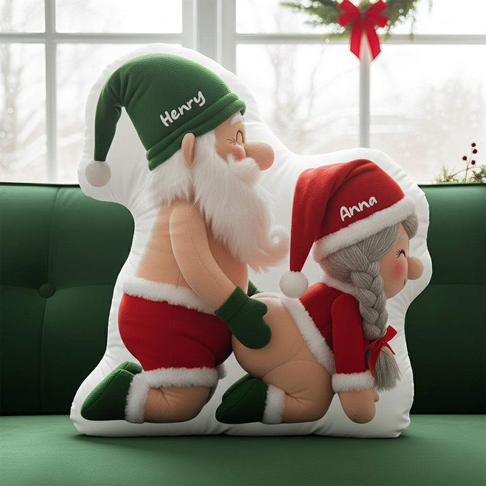 Gnome Old Couple Pillow Personalized Gifts For Couple 01OHDT131125-Homacus