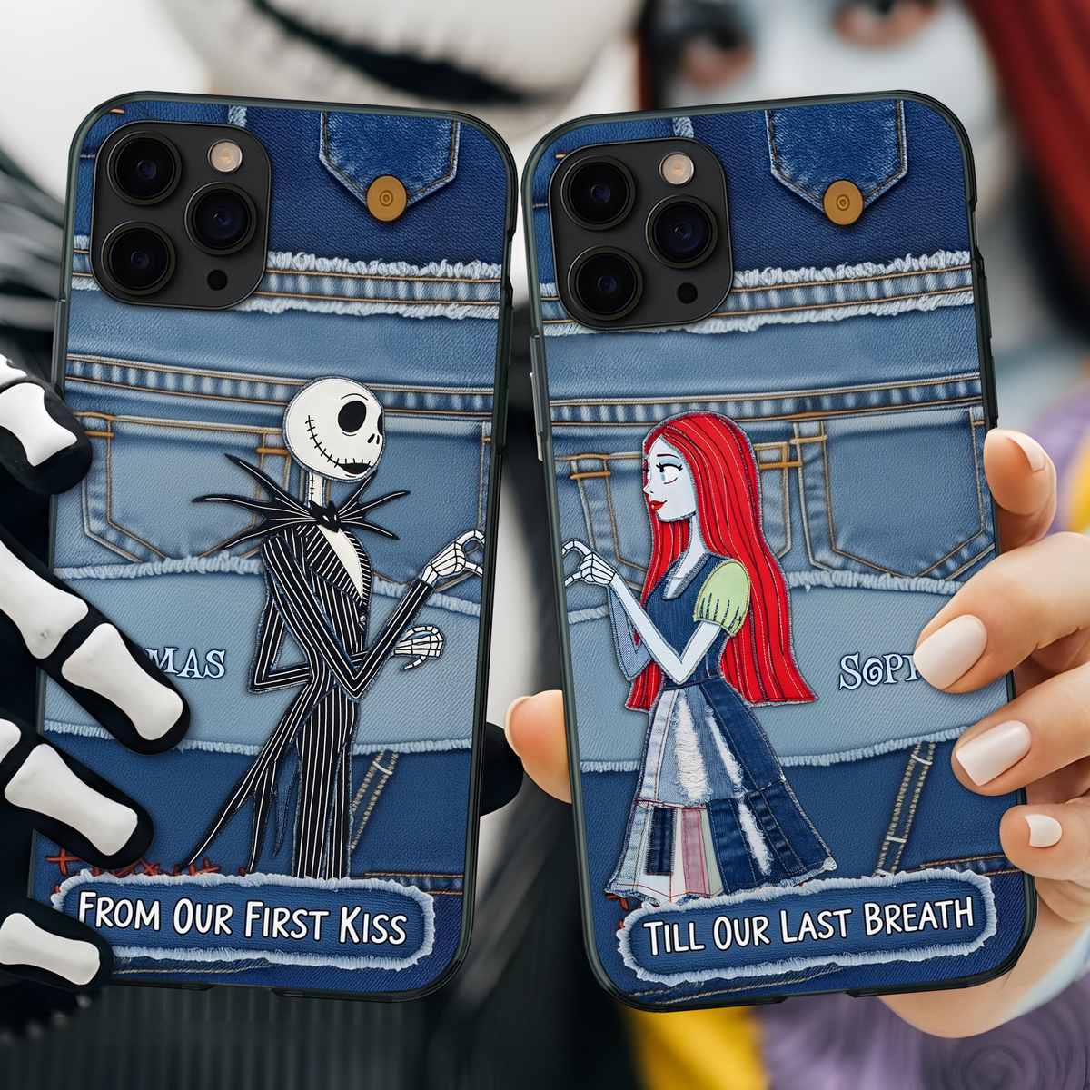 Horror Couple Phone Case - Personalized Gifts For Couple 04tgpu140625-Homacus