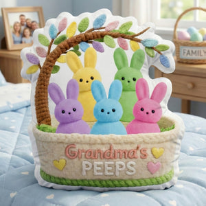 Grandma Peep Easter Custom Shape Pillow - Personalized Gifts For Grandma 05ohqn040226-Homacus