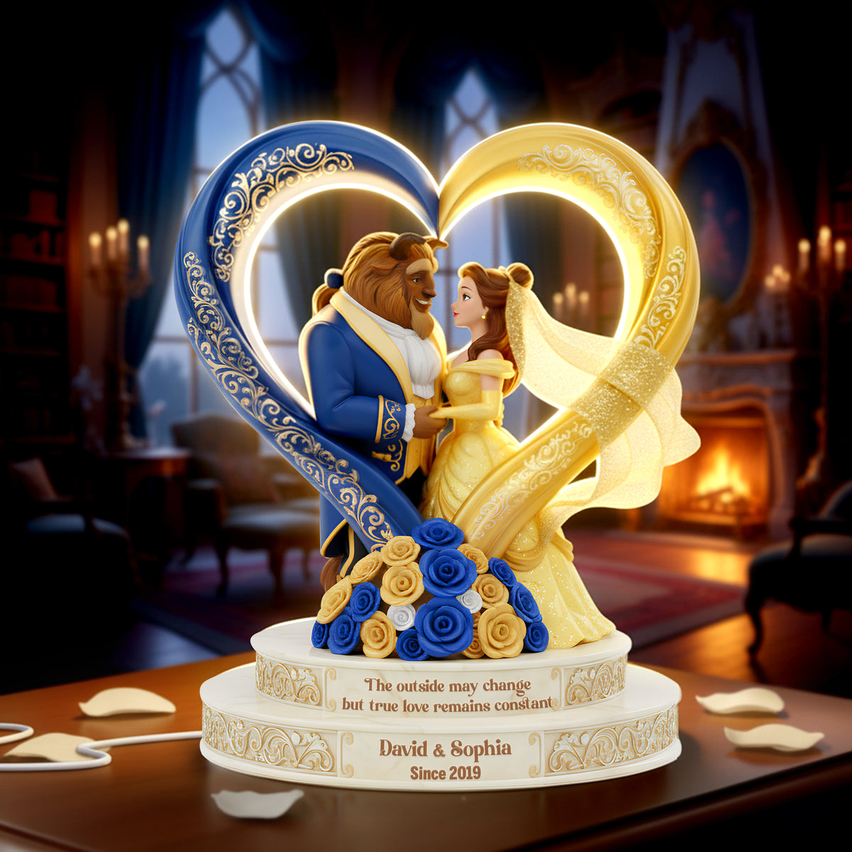 A Timeless Tale Of Love Light Box - Personalized Anniversary Gift For Couples 03KILU271125-Homacus