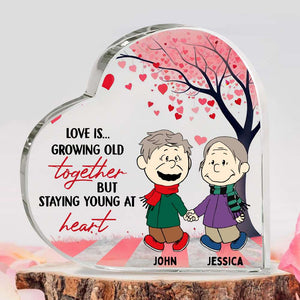 Personalized Gifts For Couple Heart Plaque 01TODT231224DA-Homacus