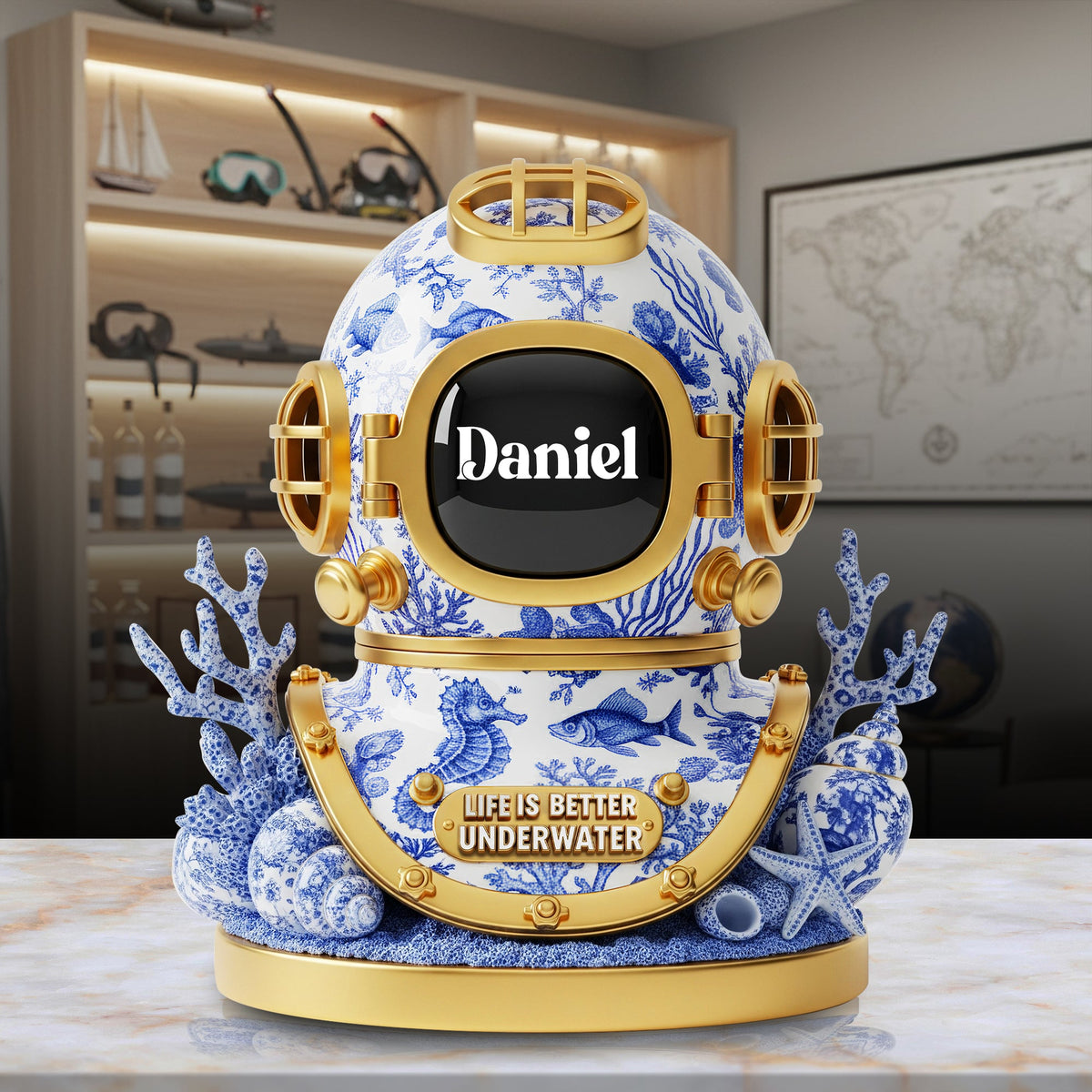 Dive Into Adventure Acrylic Plaque - Personalized Christmas Gifts For Scuba Divers 03PGLU200925-Homacus