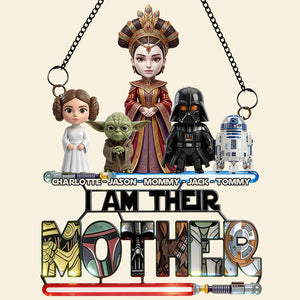 Universe Mom And Kids Layer Suncatcher - Personalized Gifts For Mother's Day Suncatcher Ornament 01NADT030426-Homacus