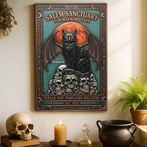 Witch Salem Metal Sign - Personalized Gifts For Witch Lover 01NAPU150725-Homacus