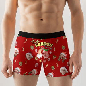 Custom Photo Gifts For Christmas Men's Boxers 041xqpu240924-Homacus