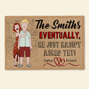 Personalized Gifts For Couple Doormat Funny Couple 03OHQN060225HG-Homacus