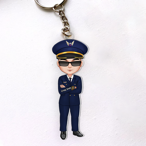 Personalized Gifts For Pilot Keychain 031acpu121124-Homacus