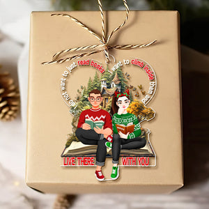 Personalized Gifts For Couple Book Christmas Ornament 02TGDT151124PA-Homacus