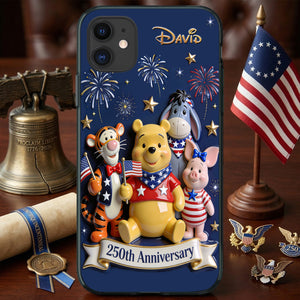 250th Anniversary Phone Case - Personalized Gifts For Celebration Phone Case 02PGTN160326-Homacus