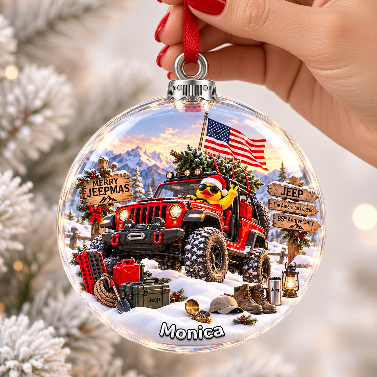 Adventure Wheels Christmas Ornament - Personalized Christmas Gifts For Off-Road Lovers 02qhdh021026