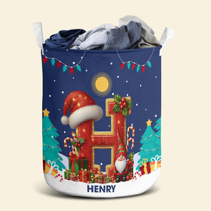 Custom Alphabet Letter Gifts For Kid Laundry Basket Christmas 02XQQN151124-Homacus