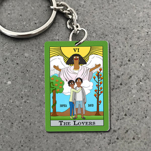 Personalized Gifts For Couple Keychain 04totn301224hg The Lovers-Homacus