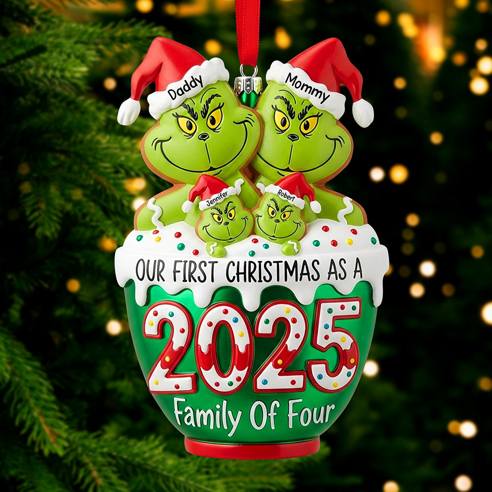 Playful Family Christmas Ornament - Personalized Gifts For Family 02tgqn180825-Homacus