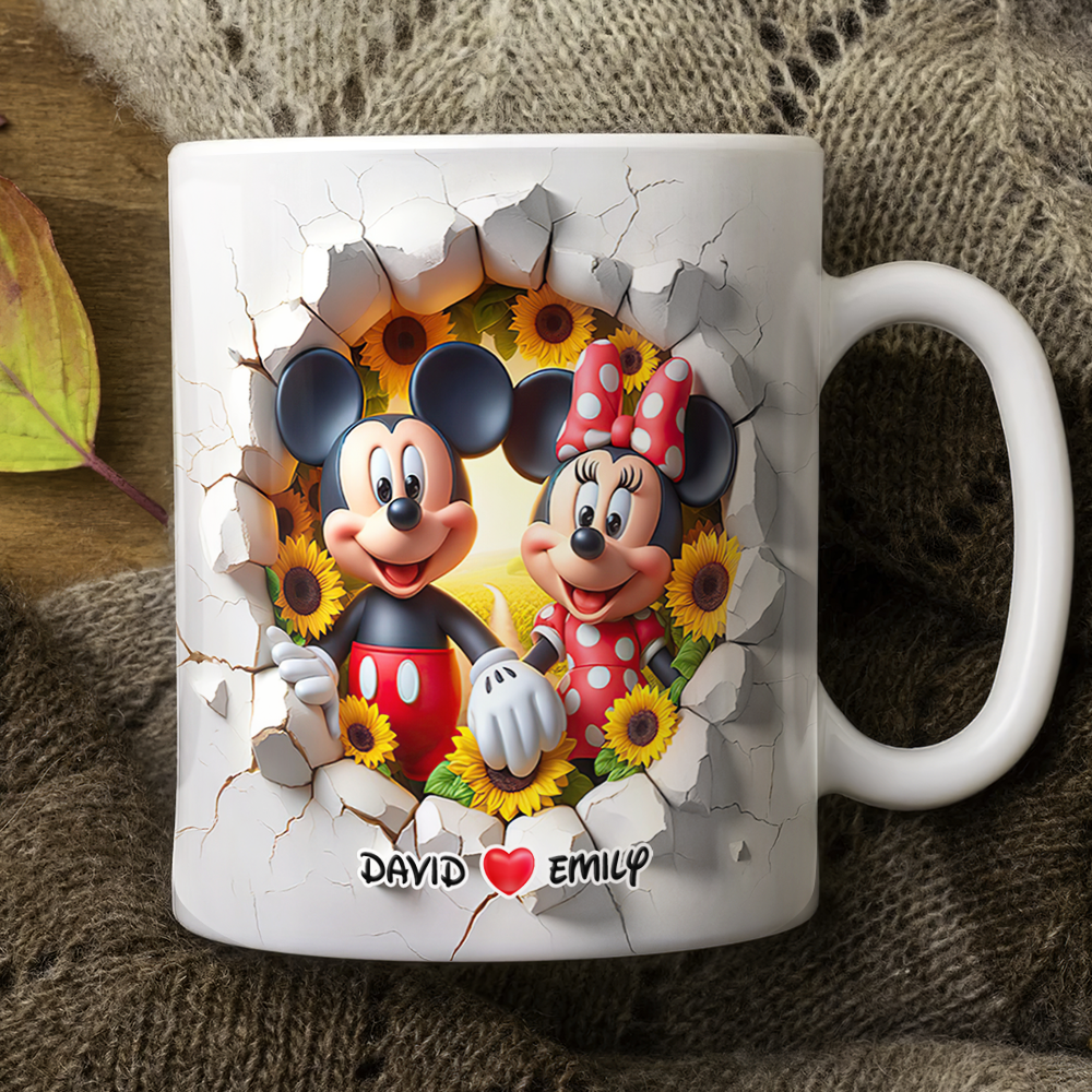 Mouse Couple Mug - Personalized Gifts For Couple 08hupu140425-Homacus