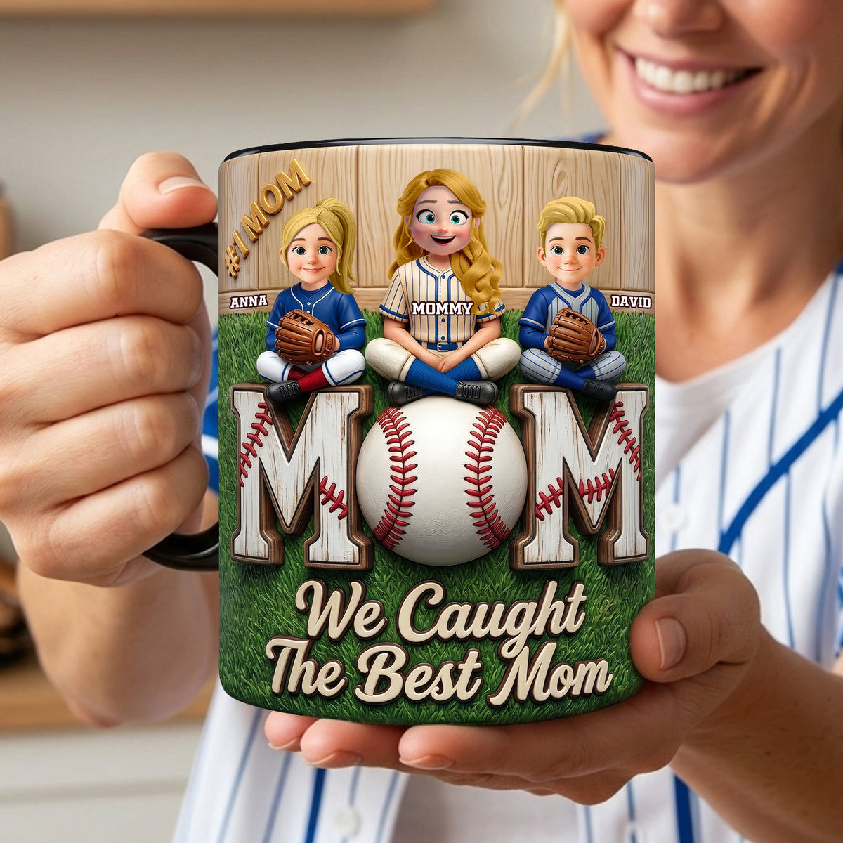 Proud Baseball Mom Magic Coffee Mug - Personalized Gifts For Baseball Mom 03HULU220426-Homacus