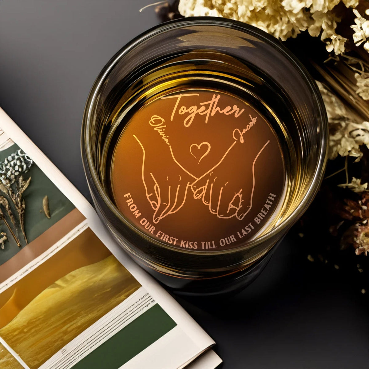 Couple Whiskey Glass - Personalized Gifts 02ACQN190624-Homacus