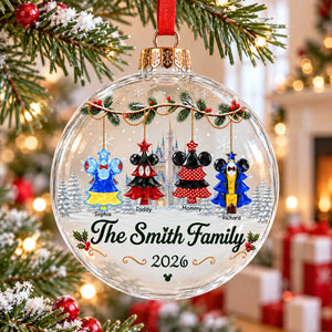 Lovely Snowball Acrylic Ornament - Personalized Christmas Gifts For Family 04ohqn040926
