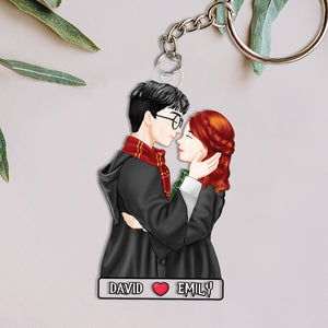 Personalized Gifts For Couple Keychain 02qhpu030724pa-Homacus