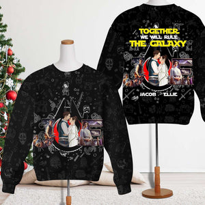 Personalized Gifts For Couple Sweatshirt 3D Love Galaxy 02XQLU181124TM-Homacus