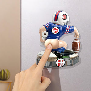 Fun Nasty Sport Anti-collision Acrylic Fridge Magnet, Personalized Gifts For Sport Lovers 04qhqn040726-Homacus