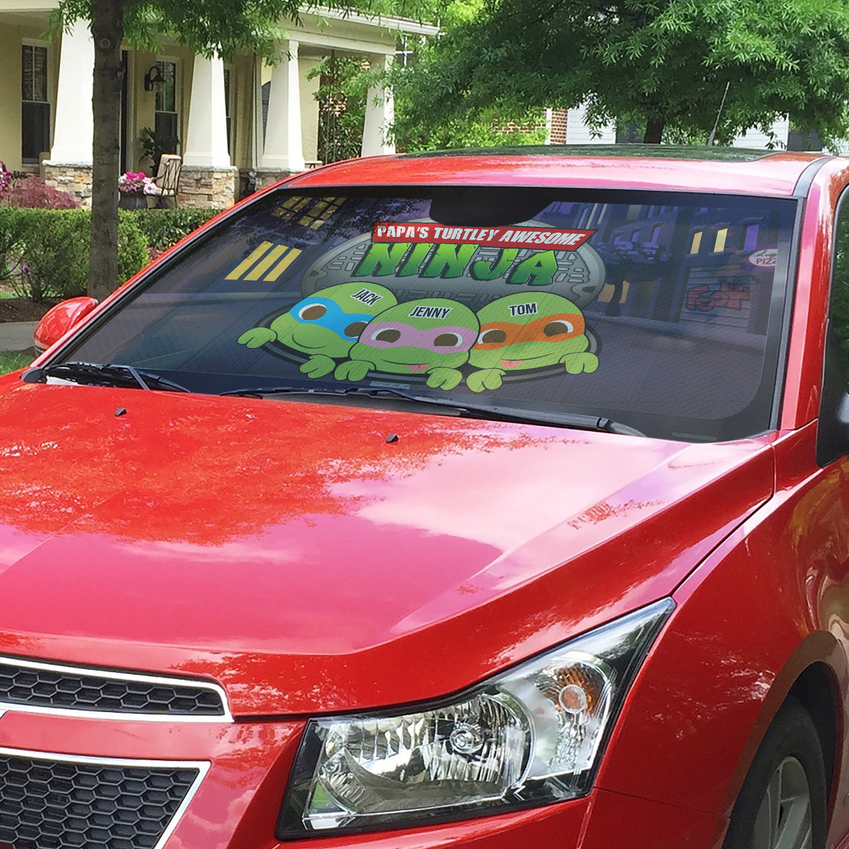 Personalized Gifts For DAD Windshield Sunshade 04httn300524-Homacus