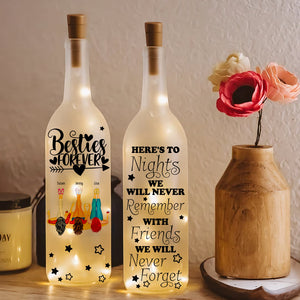 Personalized Gifts For Friend Bottle Lamp Besties Forever 02HUDT190225HH-Homacus