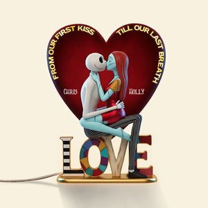 Personalized Gifts For Couple, Custom Shape Acrylic Light Box 01nata311025-Homacus