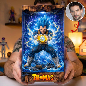 Thunder Power Fighter Shaped Plaque - Personalized Custom Photo Gift 02HUTN180326-Homacus