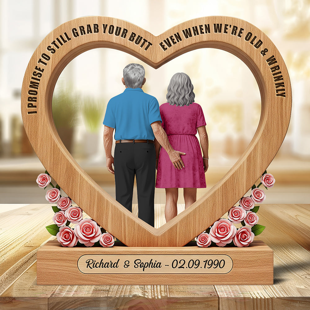 Old Couple Acrylic Plaque - Personalized Gifts For Couple 04ohqn290525-Homacus