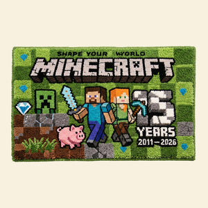 Block Anniversary Doormat - Gift For Game Lovers 02QHDT130226-Homacus
