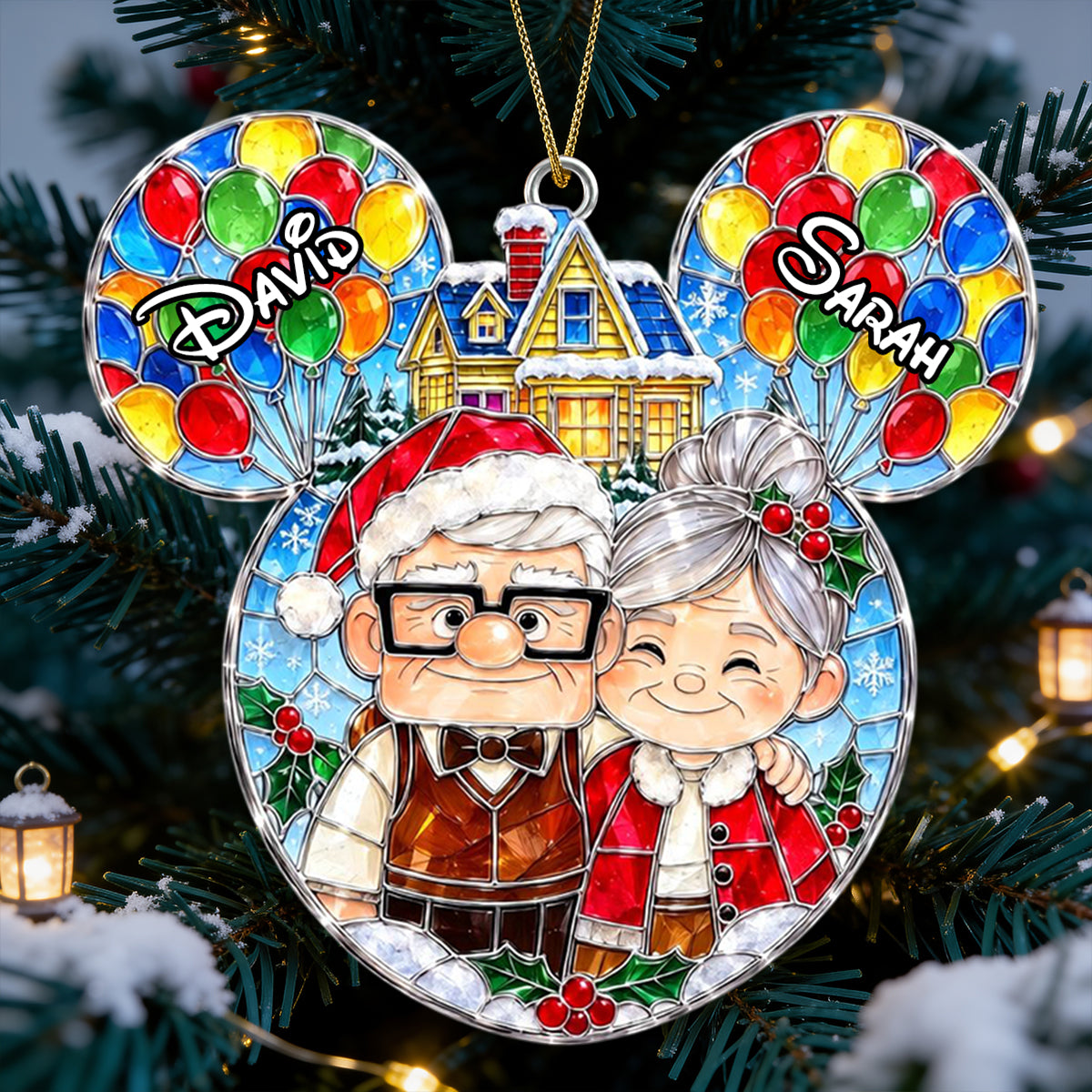 Dreamy Adventure Couple Ornament - Personalized Christmas Gift For Couples 06OHDT050926