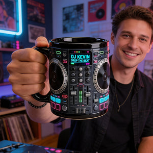 DJ Tables Coffee Mug Personalized Gifts For Disc Jockey 03natn070226 Music Lovers-Homacus