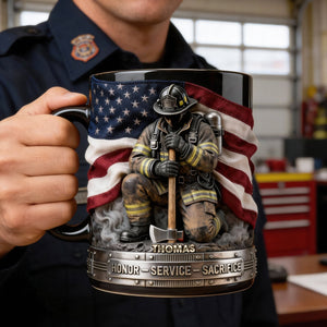 Firefighter Pride Coffee Mug – Personalized Gifts For Firefighter 04toqn251225-Homacus