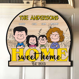 Personalized Gifts For Family Wood Sign 04KAMH190624HH-Homacus
