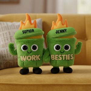 Cute Dumpster Coworker Shaped Pillow  - Personalized Gifts For Coworkers 05NATN151125