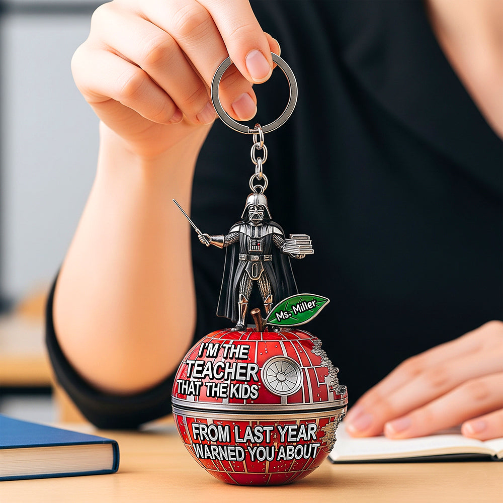 Funny Strict Teacher In The Galaxy Keychain - Personalized Gifts For Teacher 03qhqn010725-Homacus