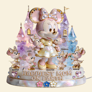 Happiest Mom On Earth Light Box - Personalized Gifts For Mothers 02pgdt270426-Homacus