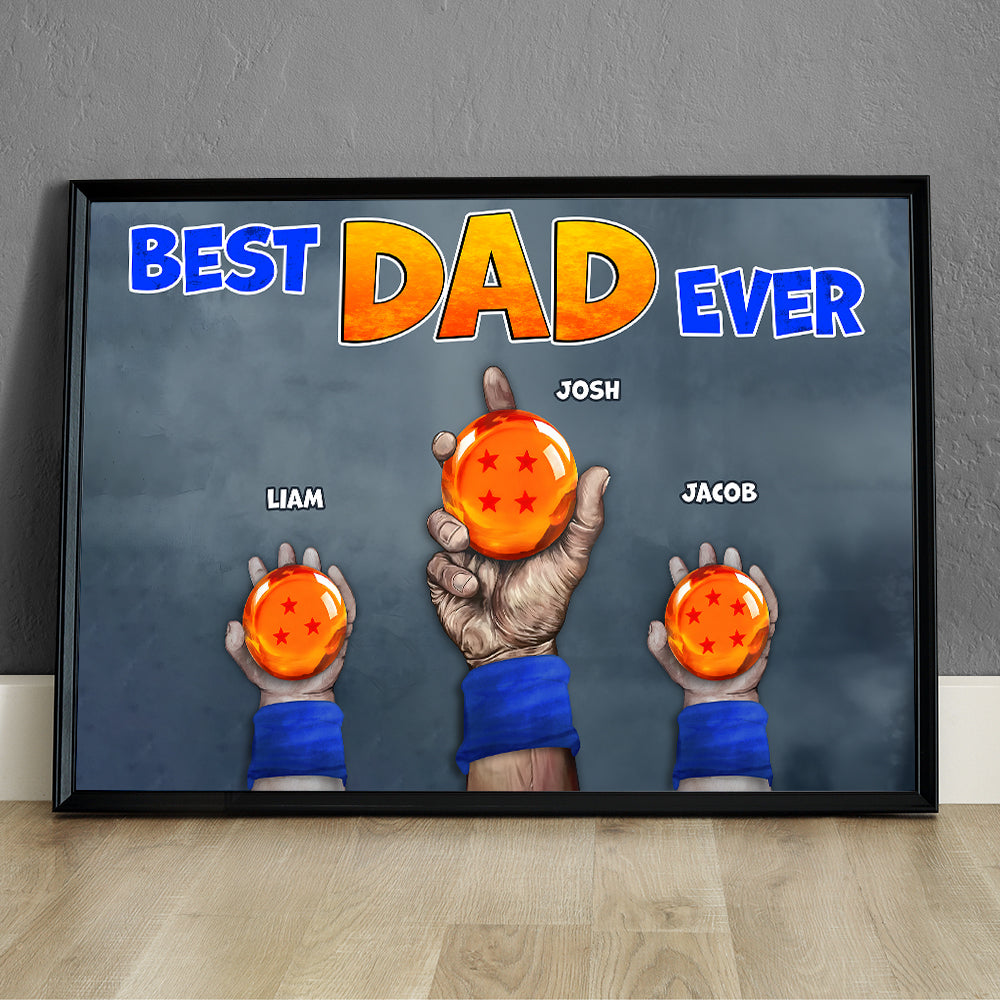 Personalized Gifts For Dad Canvas Print 02QHPU040424 Father's Day-Homacus
