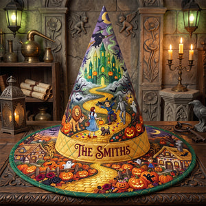 Whimsical Halloween Witch Hat - Personalized Gift For Halloween 03HATN130826
