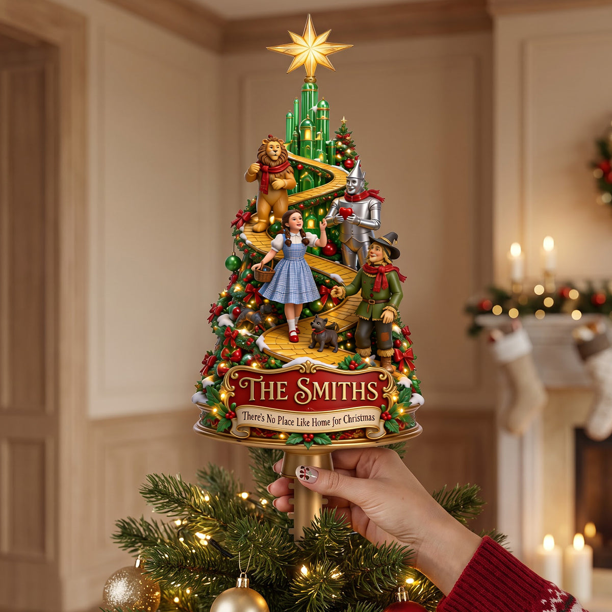 Fantasy World Tree Topper - Personalized Christmas Gifts 02hadh240826